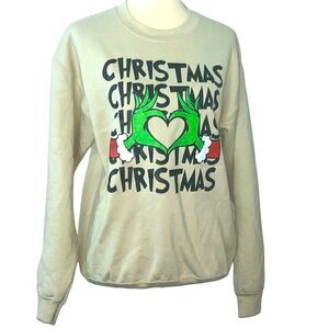 Customized Women’s Grinch Christmas Crewneck Sweater